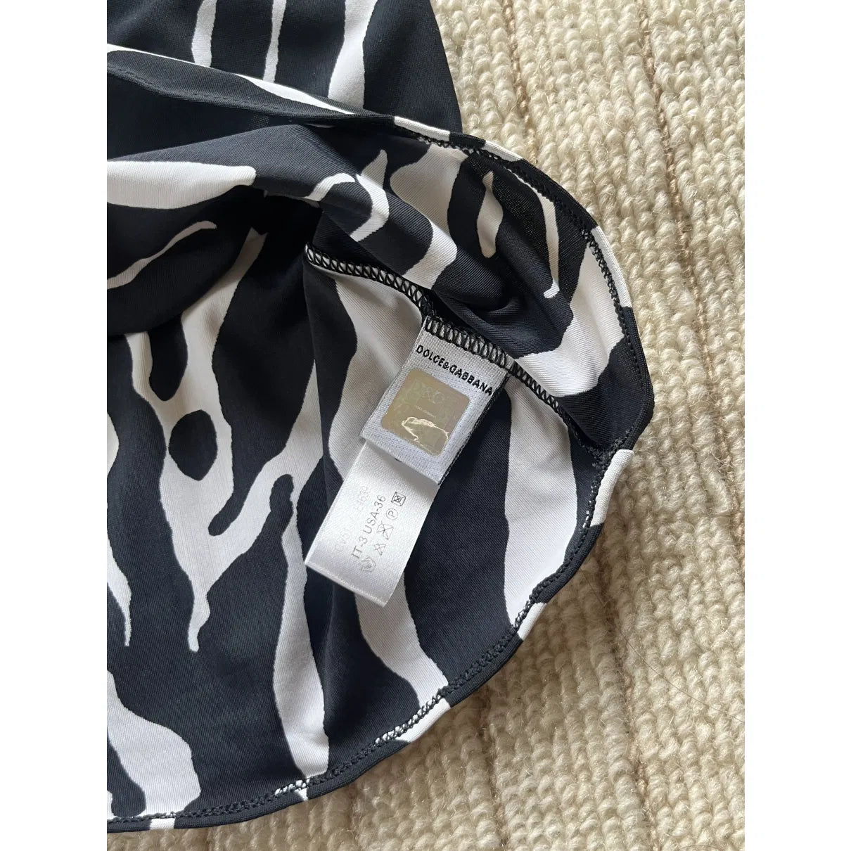 Zebra-print top