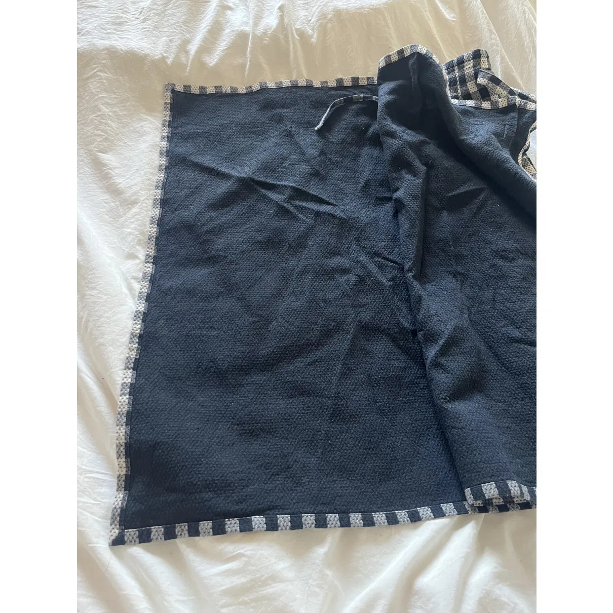 Mosaic-print tie skirt