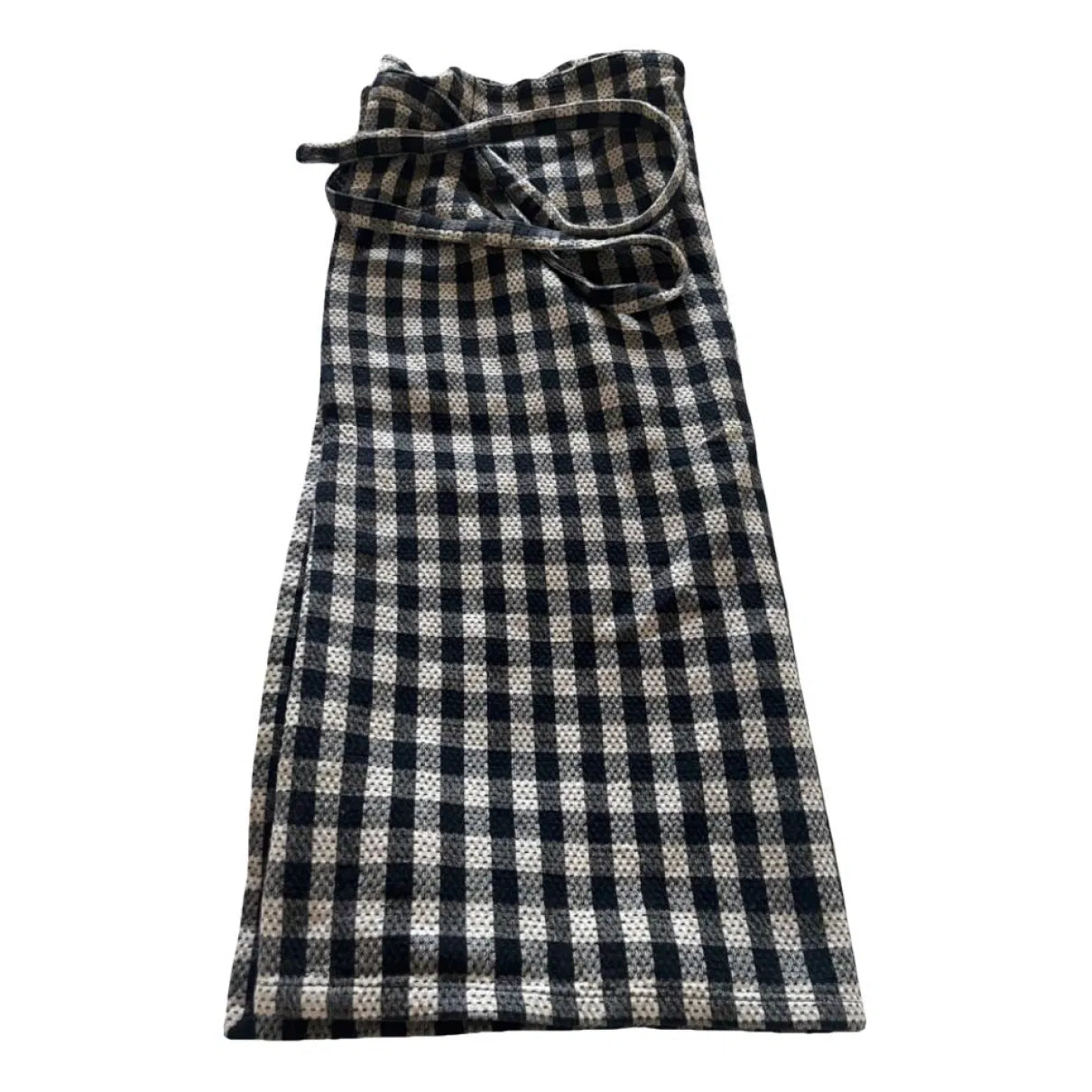 Black cotton maxi skirt