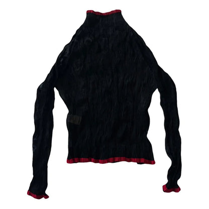Black technical top