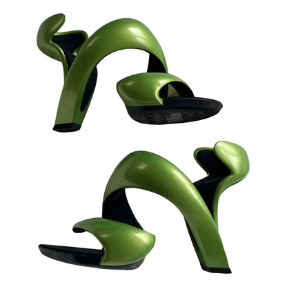 Mojito heels in green