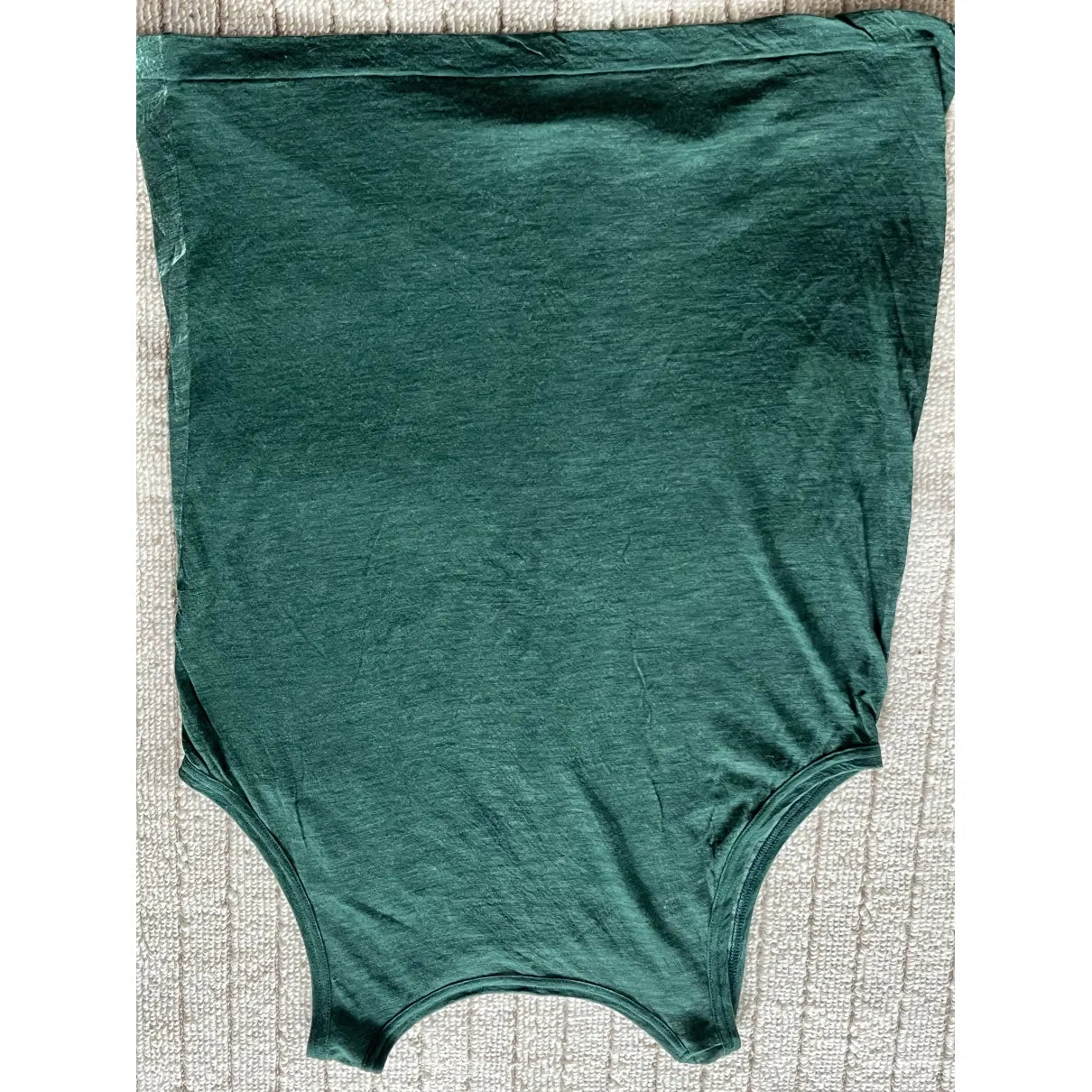 Horse motif tank top in green