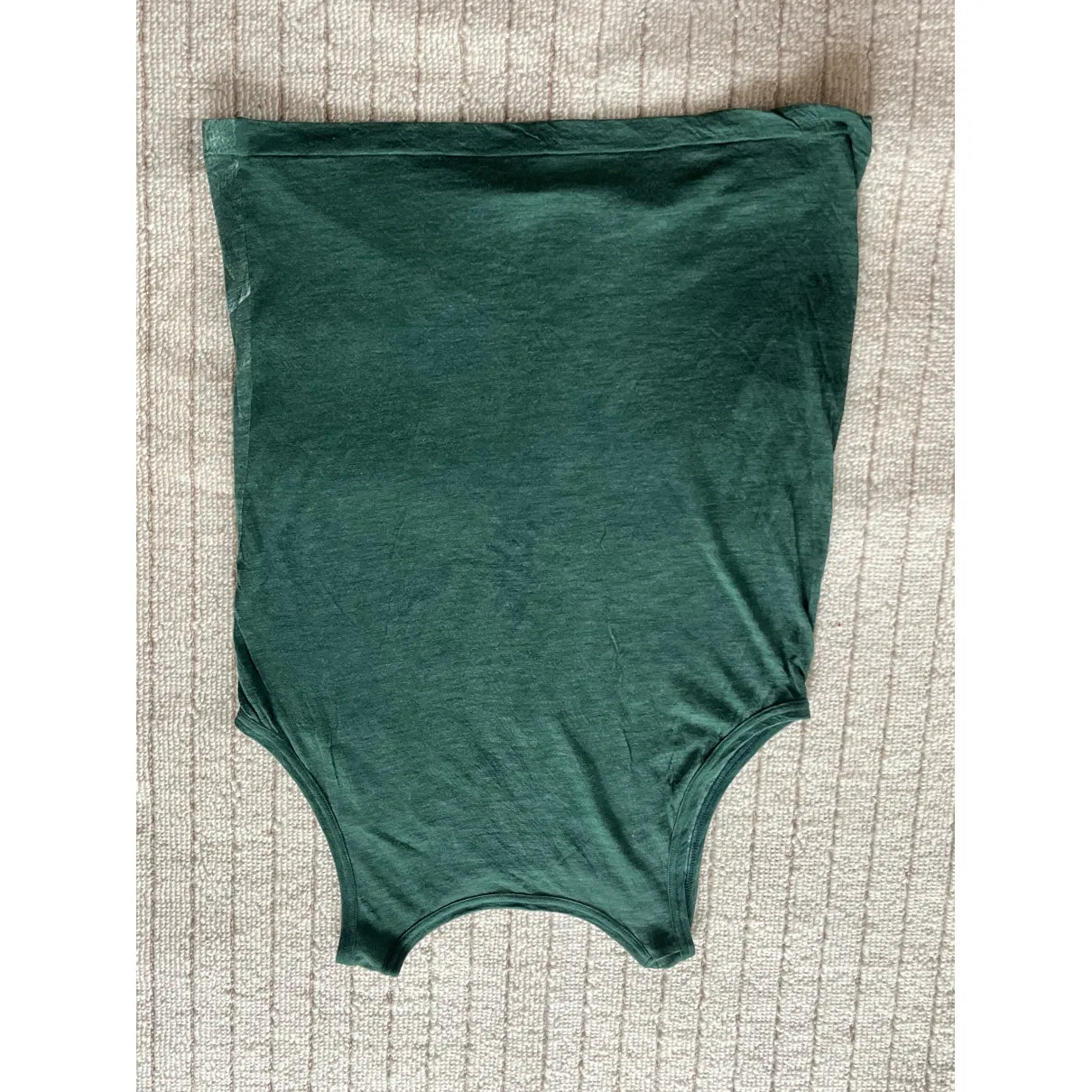 Horse motif tank top in green