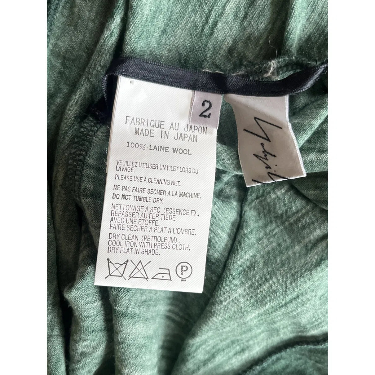 Horse motif tank top in green