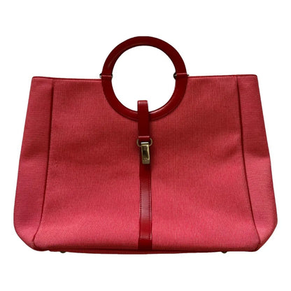 Vintage tote in red