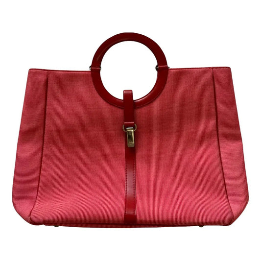 Vintage tote in red