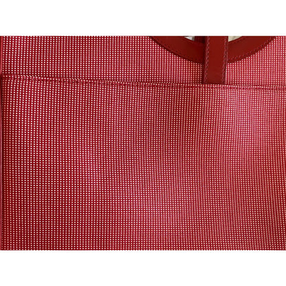 Vintage tote in red