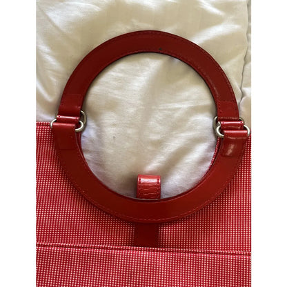 Vintage tote in red
