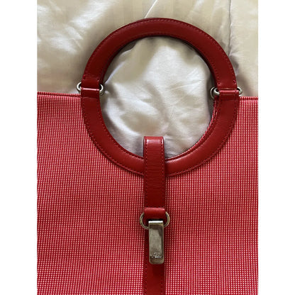 Vintage tote in red