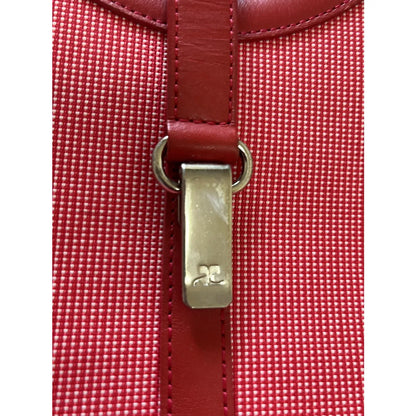Vintage tote in red