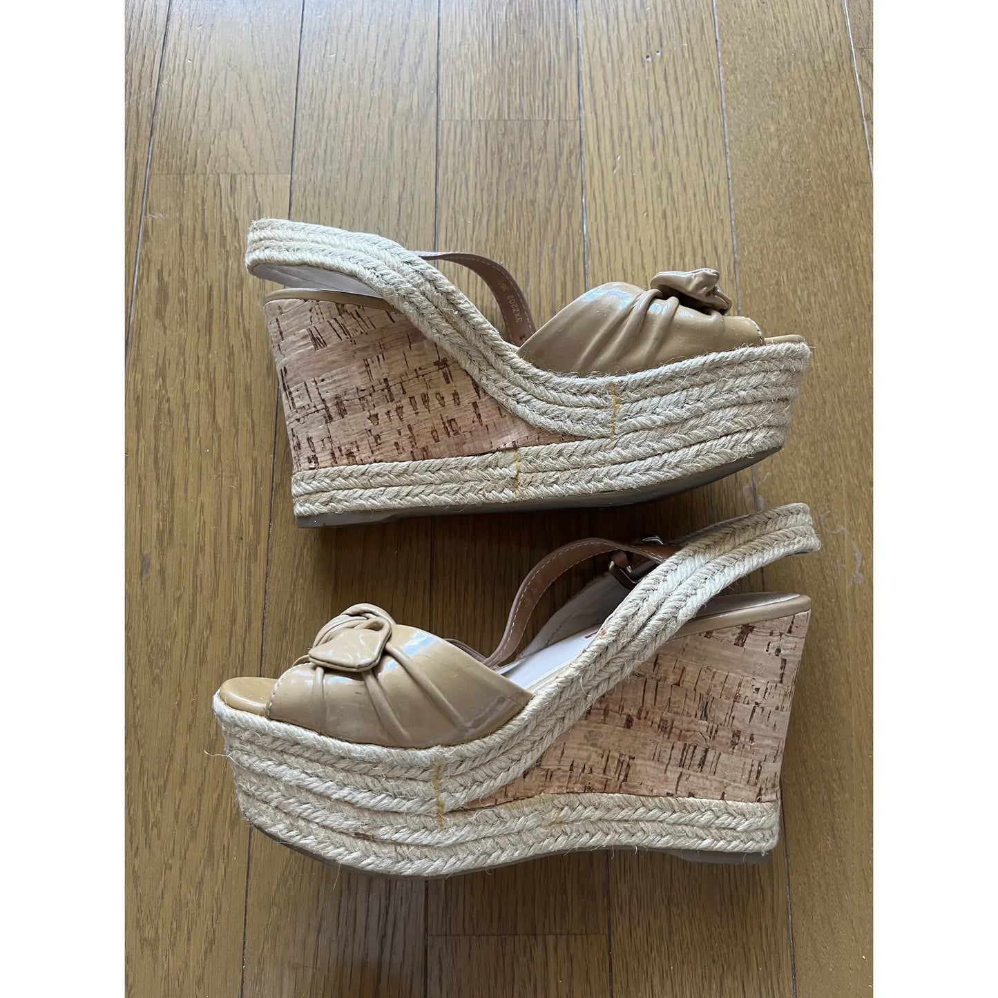 Linea Rossa bow espadrilles in brown