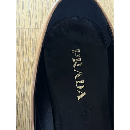 Bow ballet flats in black