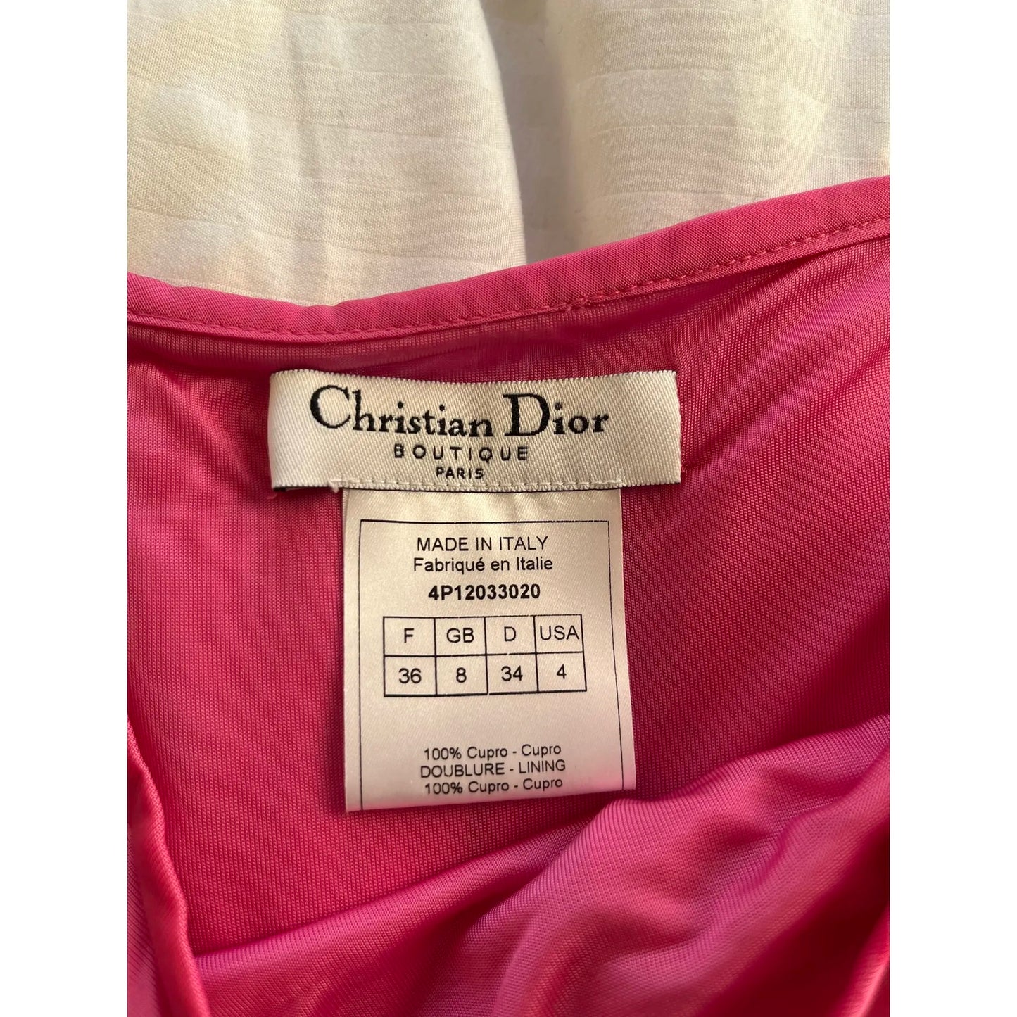 Pink bustier, Spring-Summer 2004
