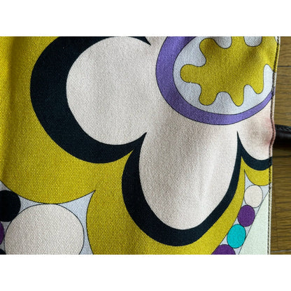 Printed tote in multicolour