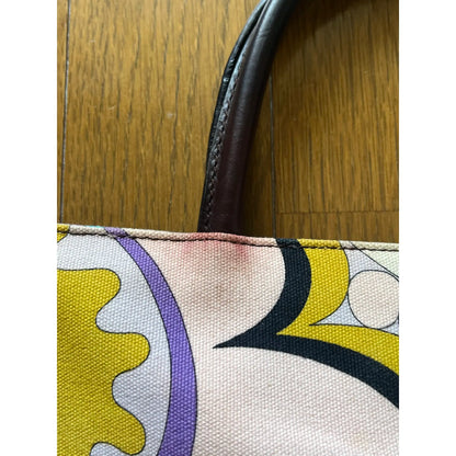 Printed tote in multicolour