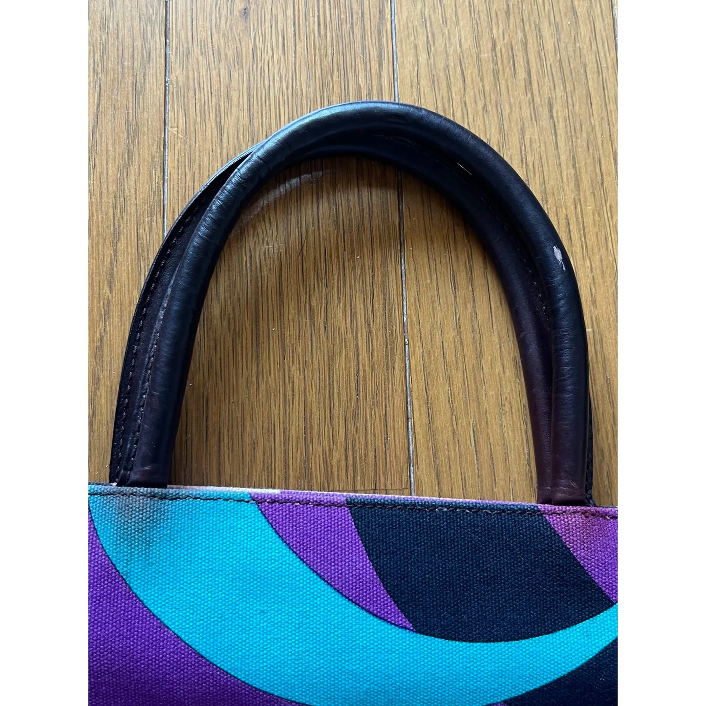 Printed tote in multicolour