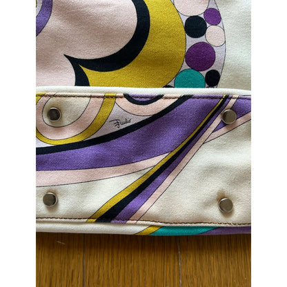 Printed tote in multicolour
